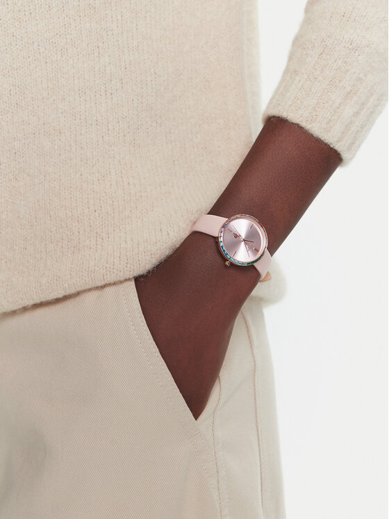 U.S. Polo Assn. Pulkstenis U.S. Polo Assn. Rainbow USP8425PK Rozā