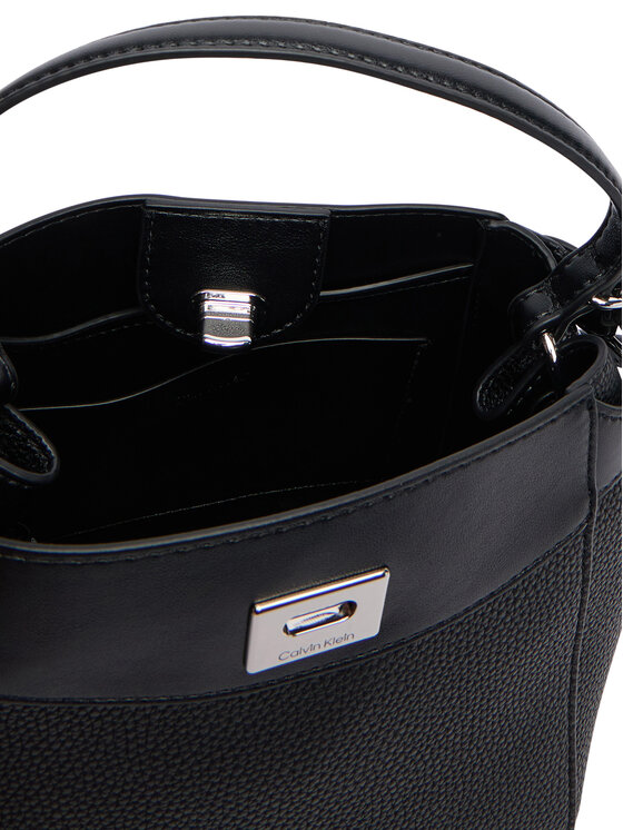 Calvin Klein Kabelka Calvin Klein Mix Media Crossbody LV04F3885G Černá