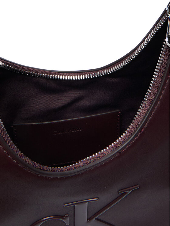 Calvin Klein Táska Calvin Klein Bold Ck Small Crescent Bag LV04F3561G Bordó