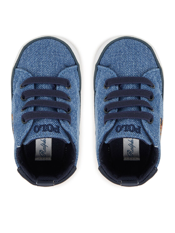 Polo Ralph Lauren Немовлячі пінетки (не для ходьби) Polo Ralph Lauren Quilton Bear Gore RL03477430 Cиній