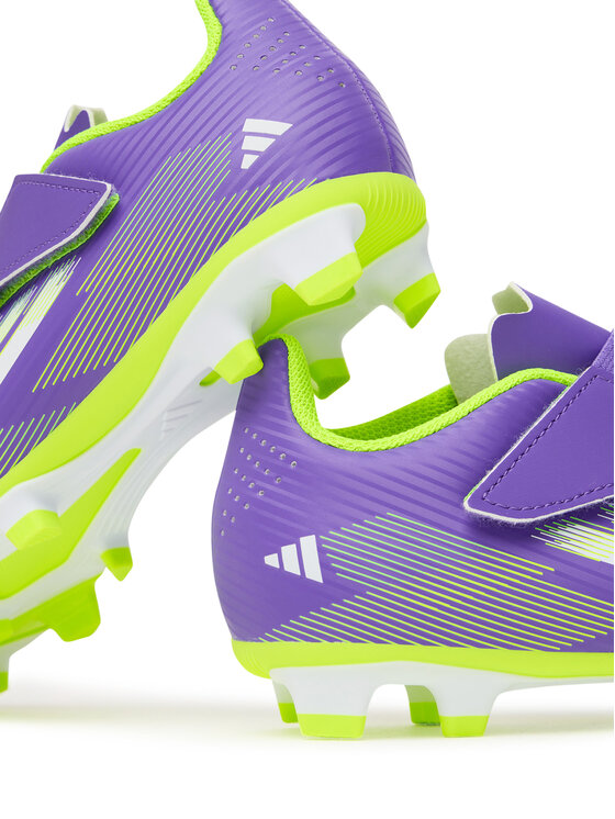 adidas Scarpe da calcio adidas F50 Club Hook-and-Loop Firm/Multi-Ground Boots Kids JI0036 Viola
