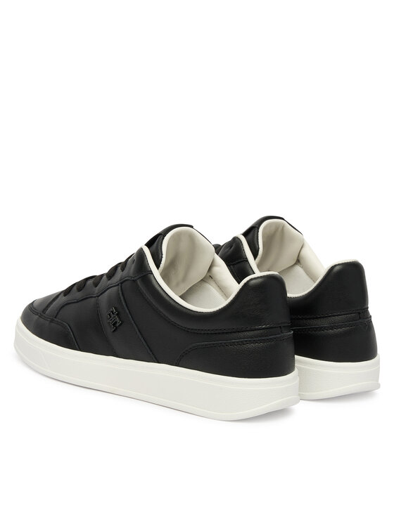 Tommy Hilfiger Zapatillas Tommy Hilfiger Th Heritage Court Sneaker Ltr FW0FW09028 Negro