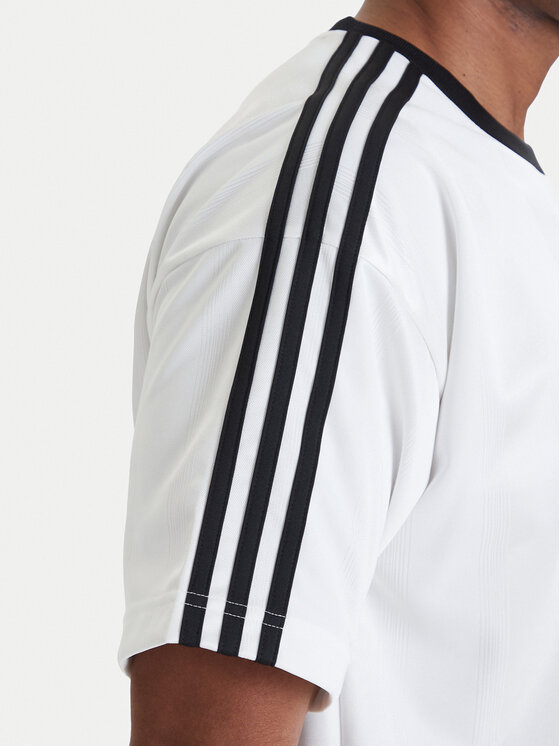 adidas adidas Футболка adicolor Jacquard KD5829 Білий Loose Fit