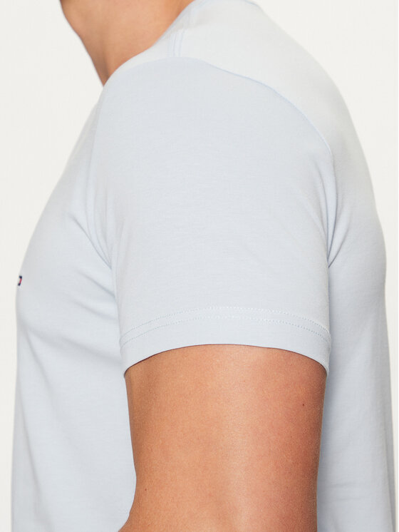 Tommy Hilfiger Tommy Hilfiger T-shirt MW0MW10800 Svijetloplava Slim Fit