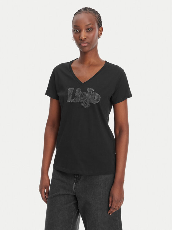 Liu Jo Sport Liu Jo Sport Camiseta TA6057 JS923 Negro Regular Fit