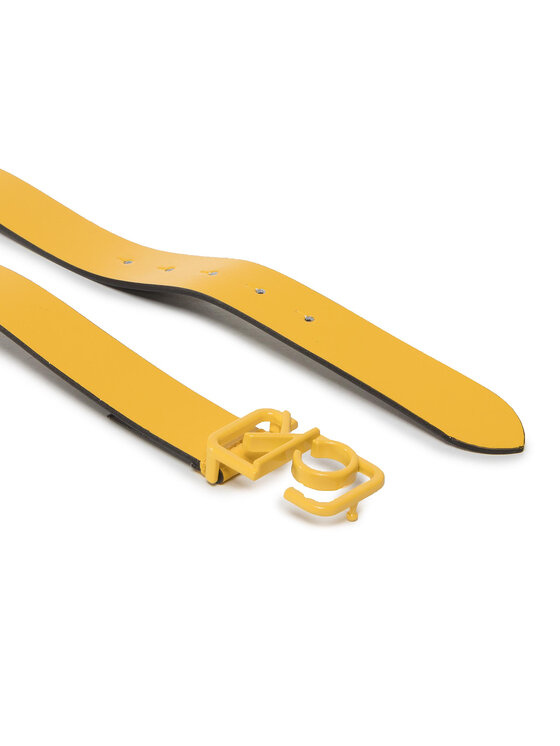 Calvin Klein Sieviešu josta Calvin Klein Ck Signature 3Cm Belt K60K606387 Dzeltens