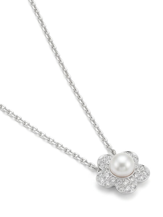 Swarovski Намисто Swarovski Flower 5755817 Срібний