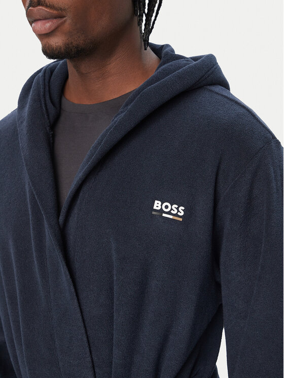 BOSS BOSS Albornoz Terry Robe 50550685 Azul marino Relaxed Fit
