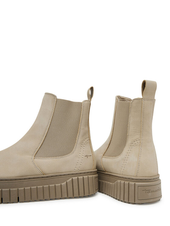 Tamaris Kotníková obuv s elastickým prvkem Tamaris 1-25445-45 Hnědá