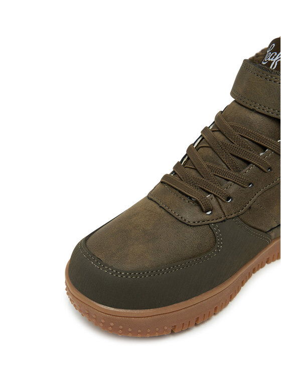 Leaf Sneakersy Leaf LLOMM201Q Kaki