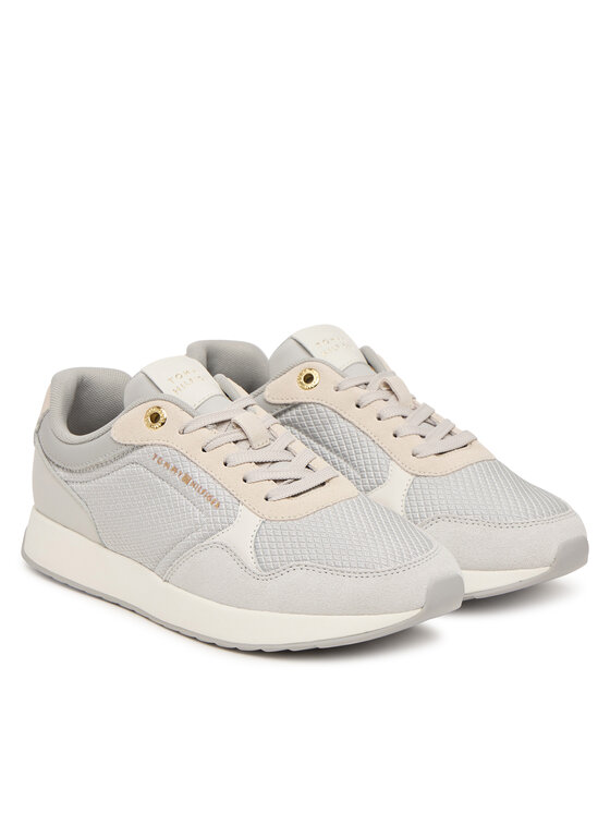 Tommy Hilfiger Сникърси Tommy Hilfiger Th Retro Runner FW0FW09690 Светлосив