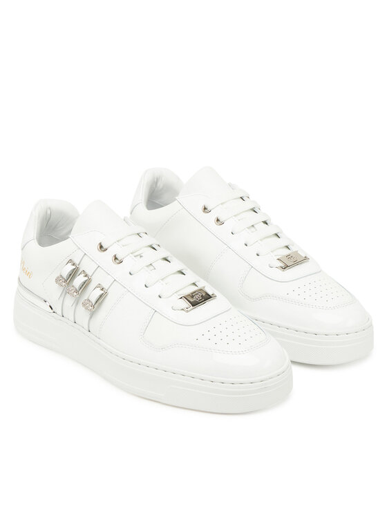 PHILIPP PLEIN Снікерcи PHILIPP PLEIN FAES WSC2780 PLE075N Білий
