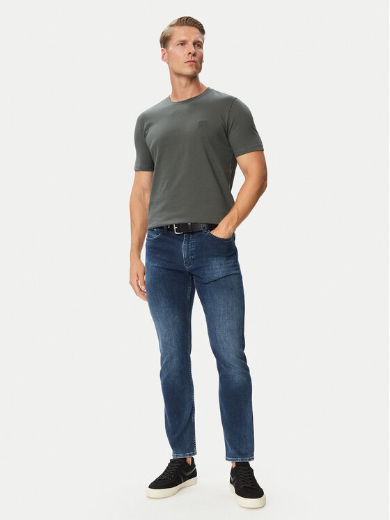 BOSS BOSS Camiseta Tales 50508584 Caqui Regular Fit