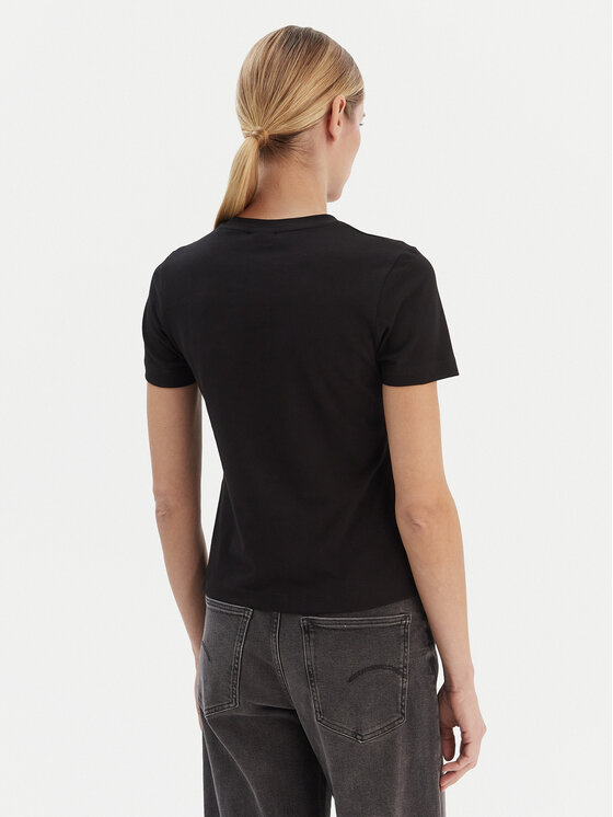 Guess Guess Футболка V6RI02 J1314 Чорний Regular Fit