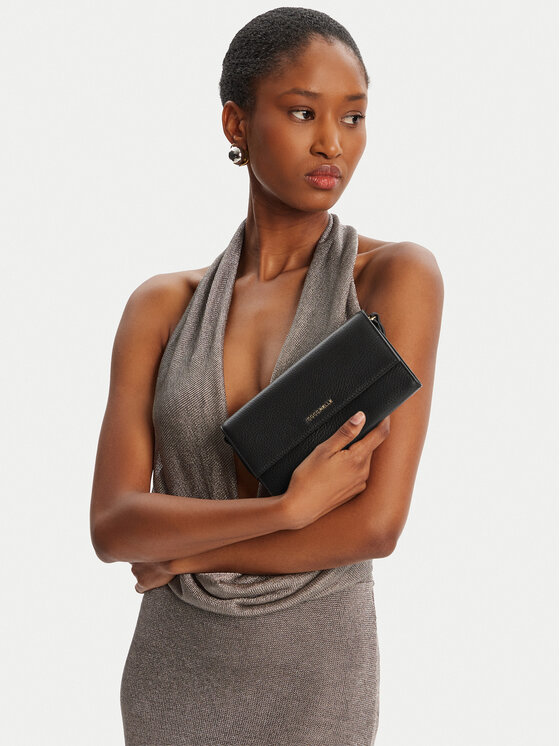 Coccinelle Soma Coccinelle Mw5 Metallic Soft E2 MW5 18 27 01 Melns