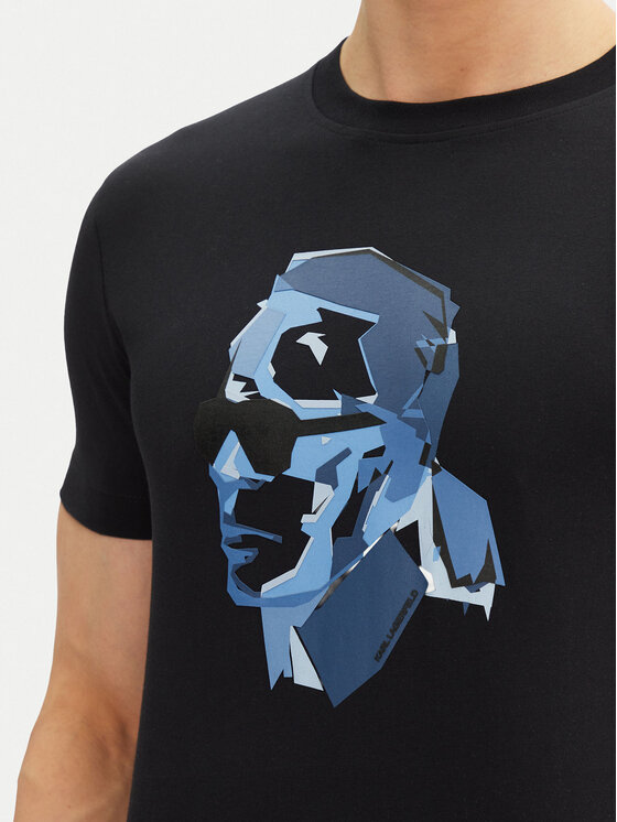 KARL LAGERFELD KARL LAGERFELD Camiseta 755065 552241 Azul marino Regular Fit
