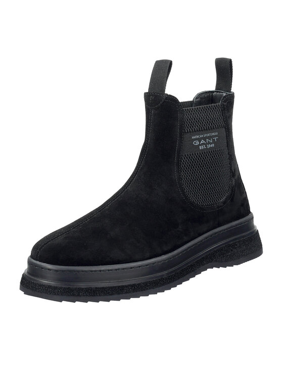 Gant Kotníková obuv s elastickým prvkem Gant 31653138 Černá