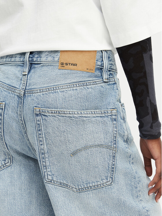 G-STAR G-Star Raw Kratke traperice Clean Edge D28383-E352 Svijetlo plava Wide Fit