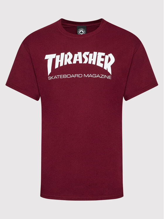 Thrasher Thrasher Футболка Skatemag Бордовий Regular Fit