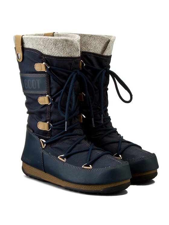 Moon Boot Hótaposó Moon Boot Monaco Felt 24003200006 Sötétkék