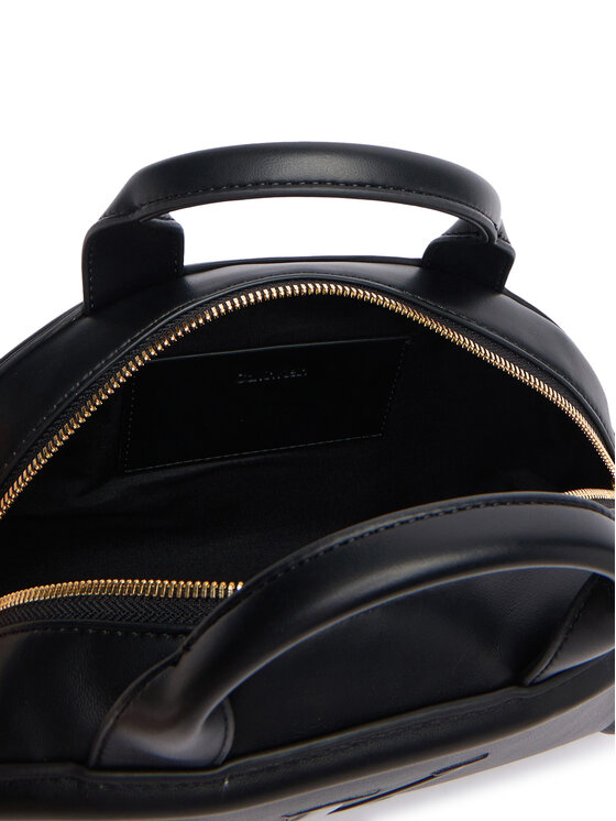 Calvin Klein Дамска чанта Calvin Klein Bold Ck Dome Crossbody LV04F3895G Черен