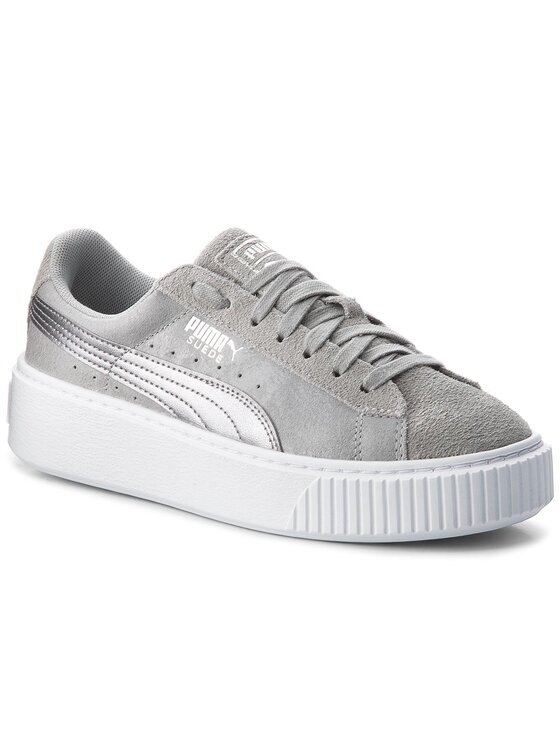 Puma Snīkeri Puma Suede Platform Safari 364594 02 Pelēks