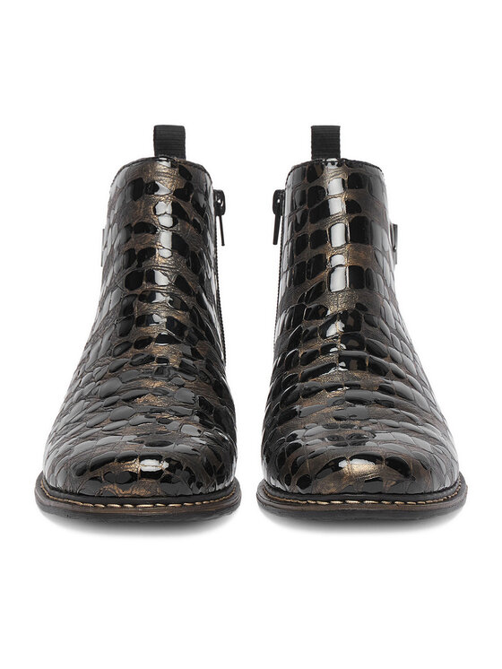 Rieker Botine Rieker CEO-Z4965-90 Maro închis