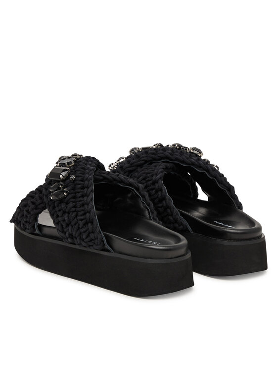 Inuikii Шльопанці Inuikii Woven Stones Platform 1004.005.0043 Чорний