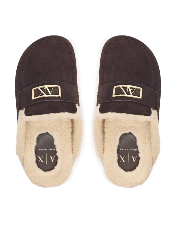 Armani Exchange Papucs Armani Exchange XW003096 AF27450 M6444 Sötétbarna