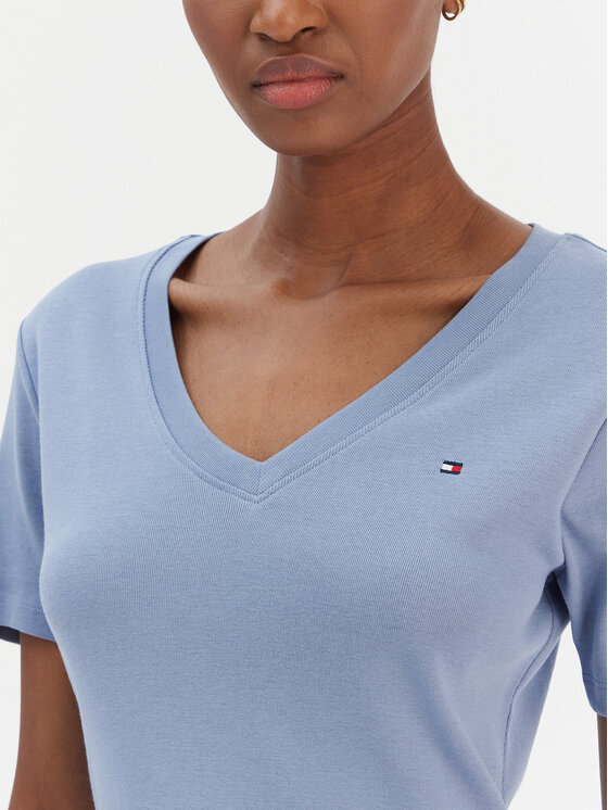 Tommy Hilfiger Tommy Hilfiger Camiseta New Cody WW0WW40584 Azul Slim Fit