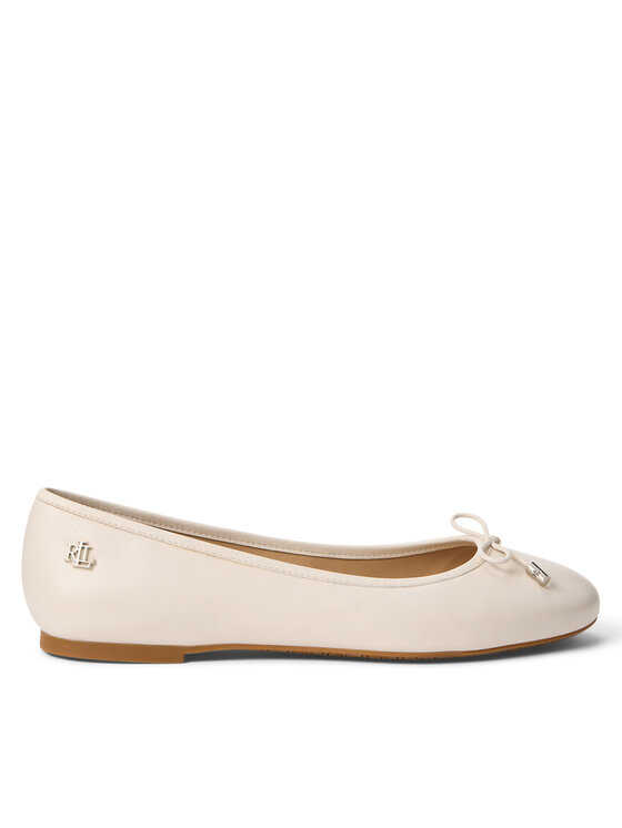 LAUREN RALPH LAUREN Baleriny LAUREN RALPH LAUREN 802940728006 Écru