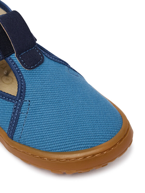 Froddo Пантофи Froddo Barefoot Canvas T-Bar G1700439-1 S Син