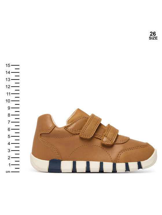 Geox Sneakersy Geox B Iupidoo Boy B5655B 000CL C6627 Brązowy