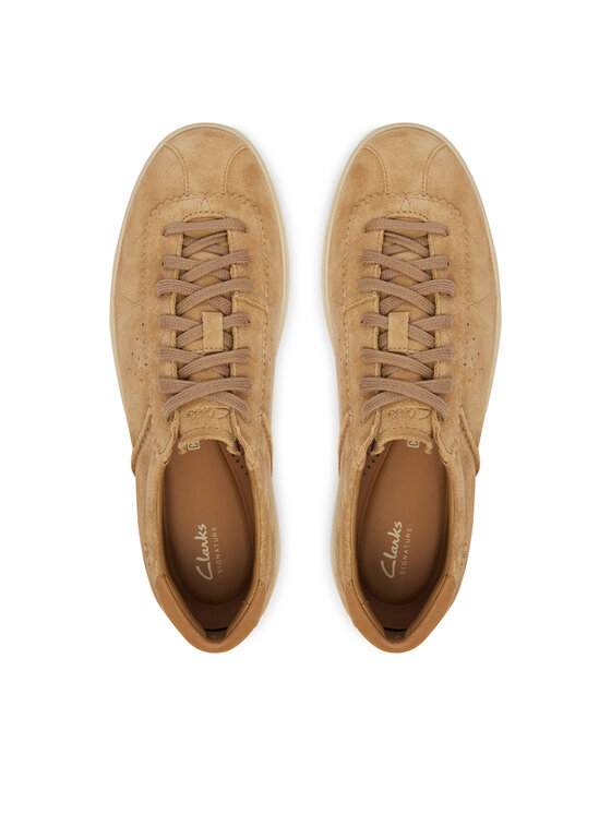 Clarks Снікерcи Clarks Lockford Lace 26186194 Бежевий