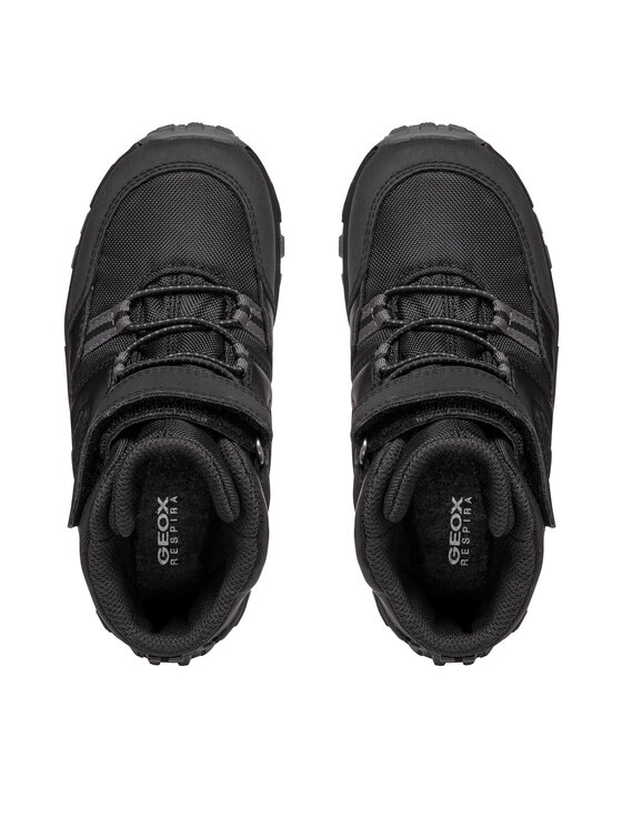 Geox Kozačky Geox J Himalaya Boy B Abx J46FRD 050FU C9999 S Černá