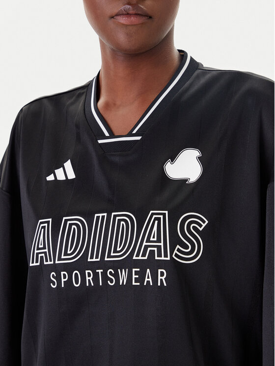 adidas adidas T-Shirt Tiro Cut 3-Stripes JG4097 Μαύρο Oversize