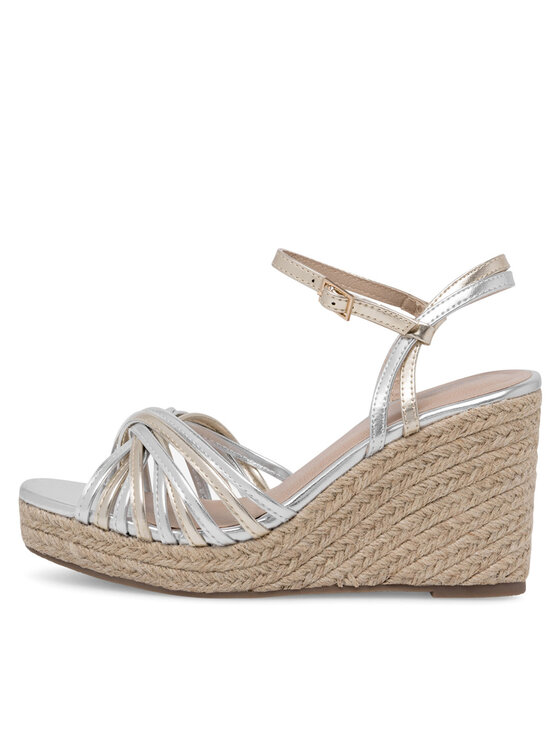 DeeZee Espadrilky DeeZee WYL2610-01 Strieborná