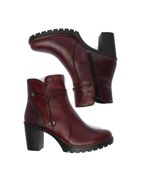 Rieker Botine Rieker CEO-Y2567-35 Vișiniu