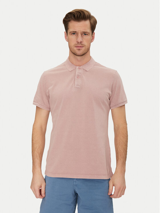 Blend Blend Polo majica 20717920 Roza Regular Fit