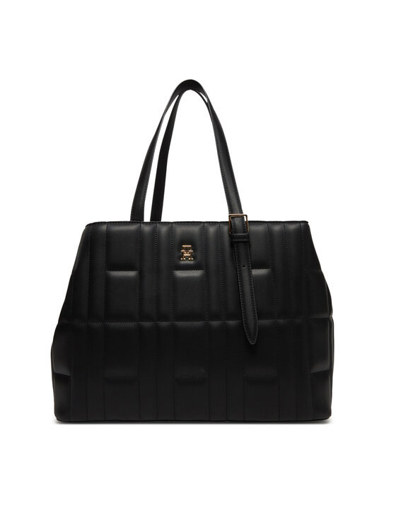 Tommy Hilfiger Kabelka Tommy Hilfiger Th Feminine Tote AW0AW17452 Čierna