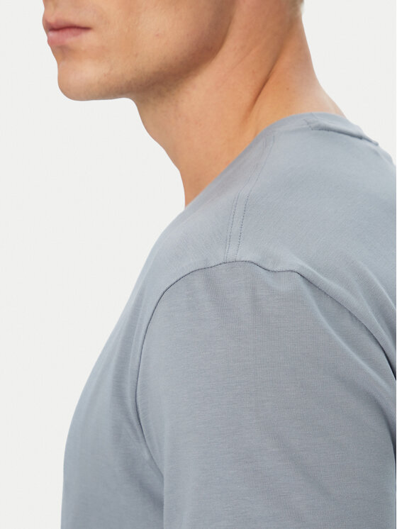 BOSS BOSS Camiseta Network Flag 50566853 Gris Regular Fit