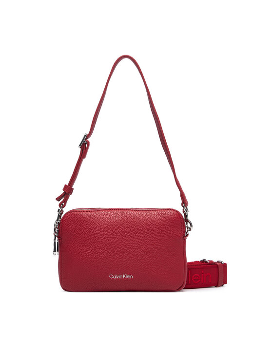 Calvin Klein Bolso Calvin Klein Webbing 2X Strap Camera Bag LV04F3656G Rojo