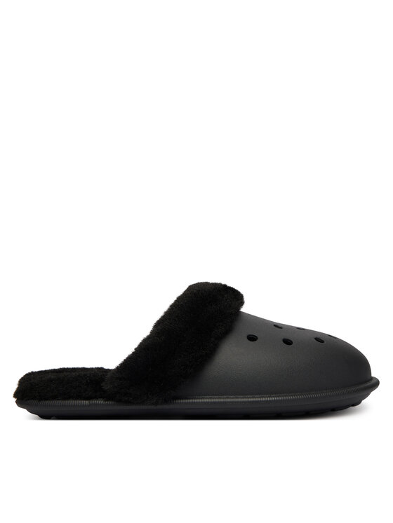 Crocs Pantofole Crocs Classic Fuzz Scuff 212143 Nero