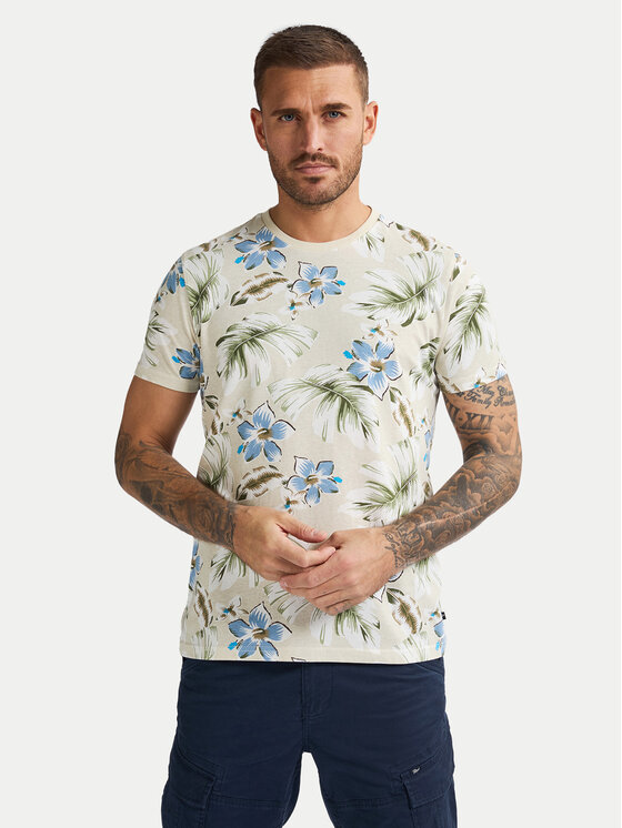 Petrol Industries Petrol Industries Camiseta M-1050-TSR655 Beis Regular Fit