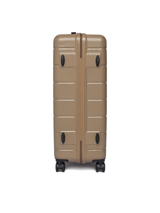 GINO ROSSI Velik kovček GINO ROSSI CEO-GIN-L-004-BEIGE Bež