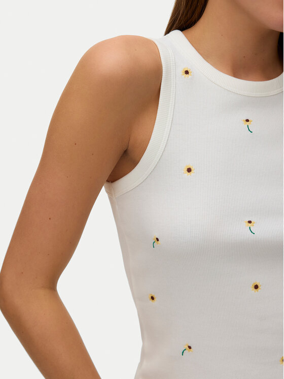 Vero Moda Vero Moda Top Naja 10341964 Blanco Slim Fit