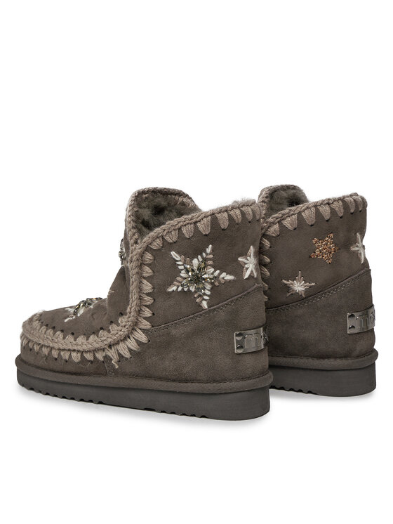 Mou Μπότες Χιονιού Mou Eskimo Wool FW101077A Καφέ