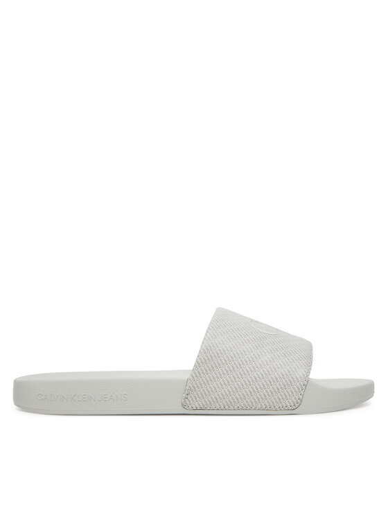 Calvin Klein Jeans Ciabatte Calvin Klein Jeans Slide Aop Print YM0YM01269 Grigio