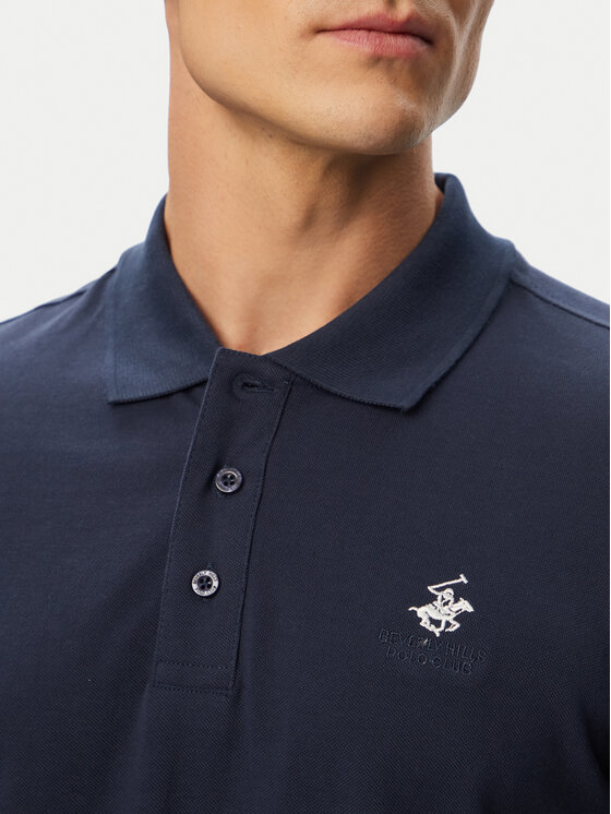 Beverly Hills Polo Club Beverly Hills Polo Club Поло P-SS26M-P450124 Cиній Regular Fit