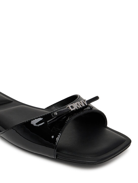 DKNY Sandały DKNY Dazey Flat Ankle Strap K1599651 Czarny